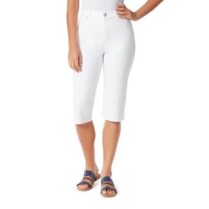 NWT Gloria Vanderbilt Plus Size Amanda Skimmer Capris